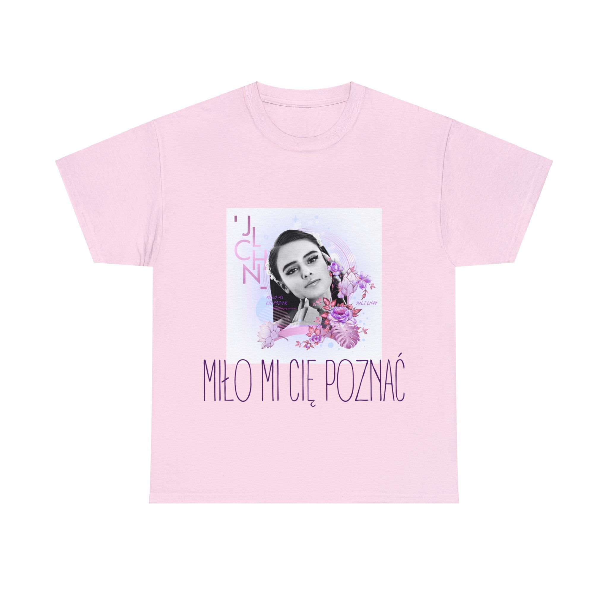 Juli Chan's 'Miło Mi Cię Poznać' Cover Art Replica Tee Shirt, A Tribute to 'The Posh Tour'