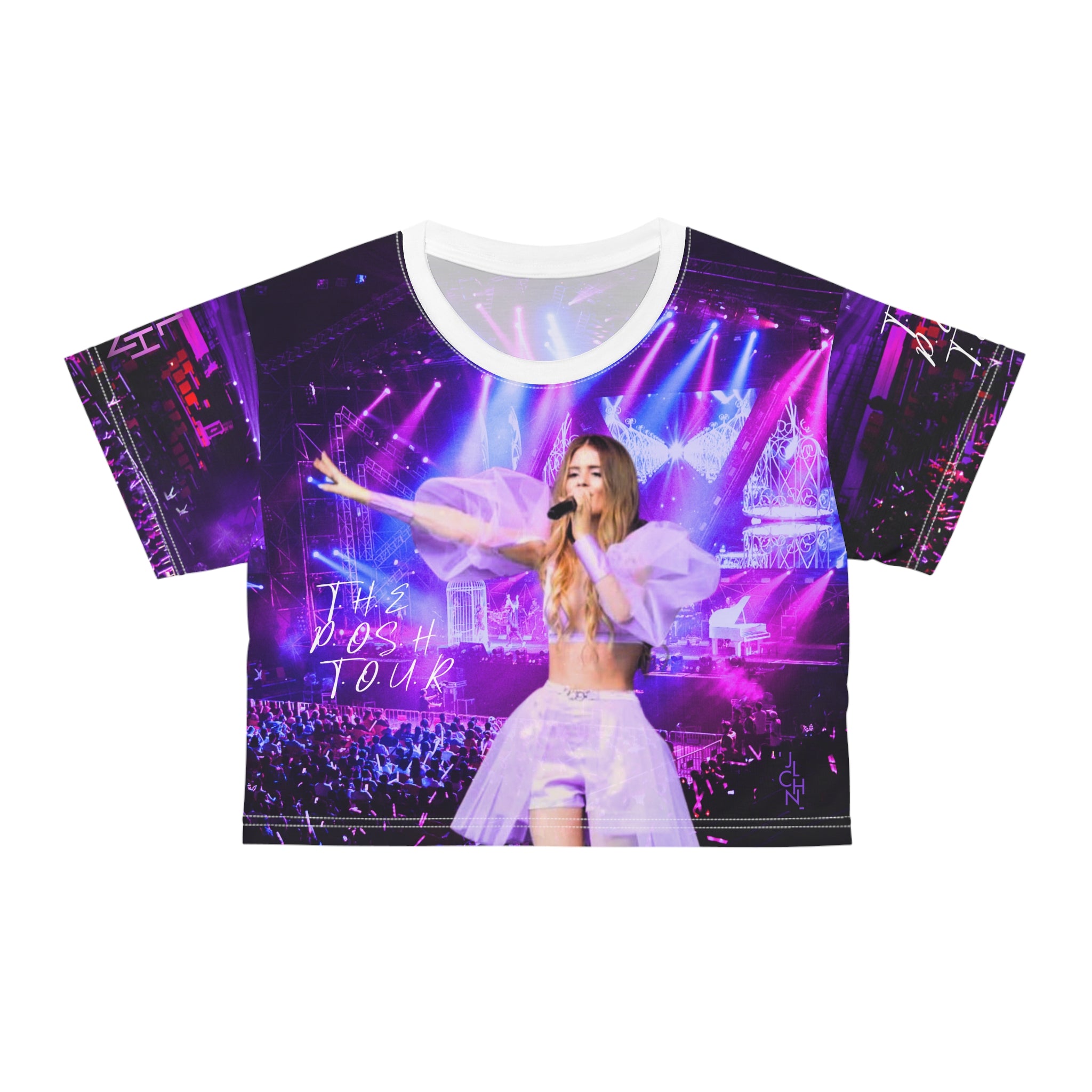 Express Your Style - Personalized Crop Top Featuring Juli Chan's Key Visual from 'The Posh Tour'
